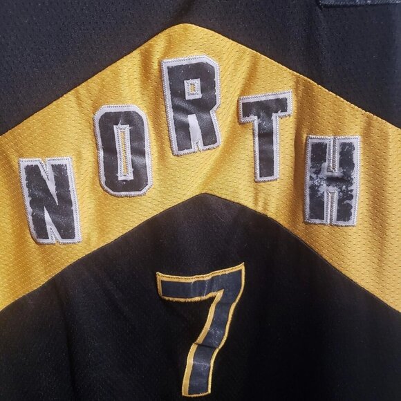 Nike Swingman Toronto Raptors Kyle Lowry #7 Jersey Size 54 North Black/Gold - Picture 3 of 6